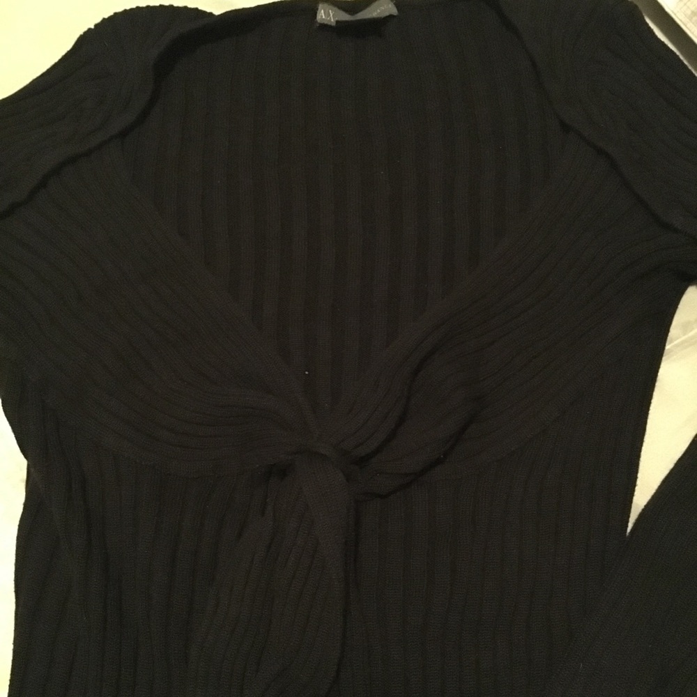 Low cut sweater